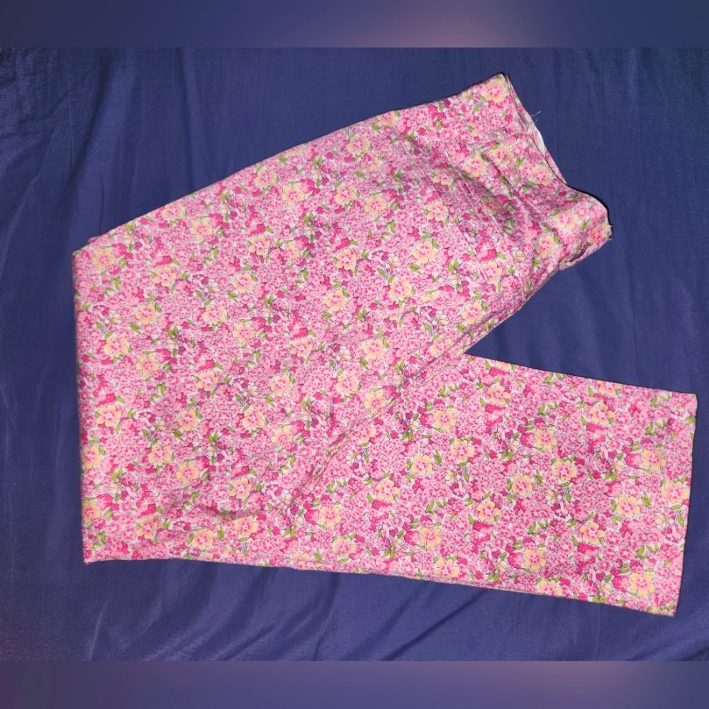 Ralph Lauren Floral Trousers Ladies Sz 6P